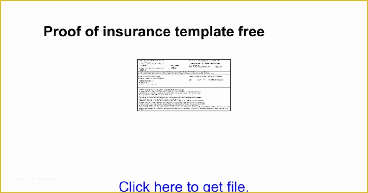 Proof Of Auto Insurance Template Free Of Auto Insurance Template Insurance Card Template Free With Proof Of Insurance Card Template