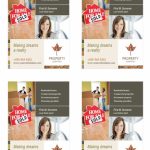 Property Flyer (Quarter Page, Four Per Page) Intended For Quarter Page Flyer Template