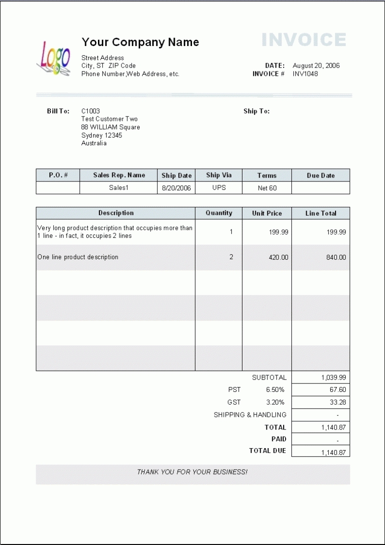 Quickbooks Export Invoices * Invoice Template Ideas pertaining to How To Edit Quickbooks Invoice Template