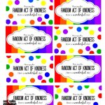 Random Acts Of Kindness | Kindness Begins With Me for Random Acts Of Kindness Cards Templates