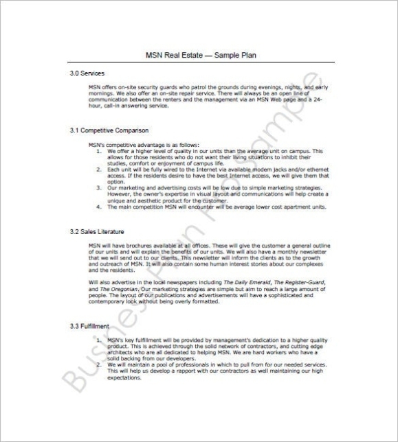 Real Estate Business Plan Template – 22+ Free Word, Excel, Pdf Format Download | Free & Premium Inside Business Plan For Real Estate Agents Template