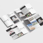 Real Estate Business Tri Fold Brochure Design Template Inside Free Tri Fold Business Brochure Templates