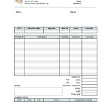 Receipt Invoice Template | Invoice Example Intended For Free Bill Invoice Template Printable
