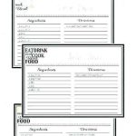 Recipe Card Template Microsoft Word - Besttemplatess - Besttemplatess with Microsoft Word Recipe Card Template