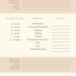 Red Middle School Report Card – Templates By Canva In Report Card Template Middle School