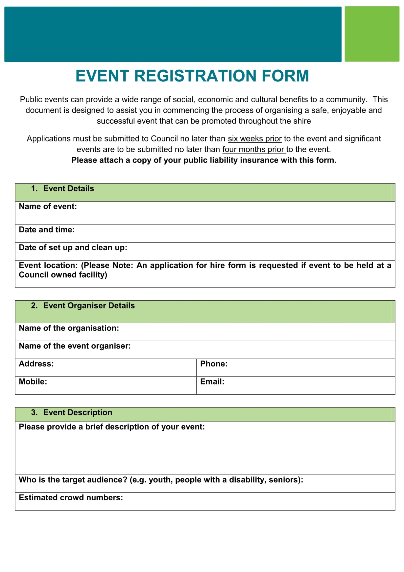 Registration Form Sample For Event | Classles Democracy Intended For Seminar Registration Form Template Word