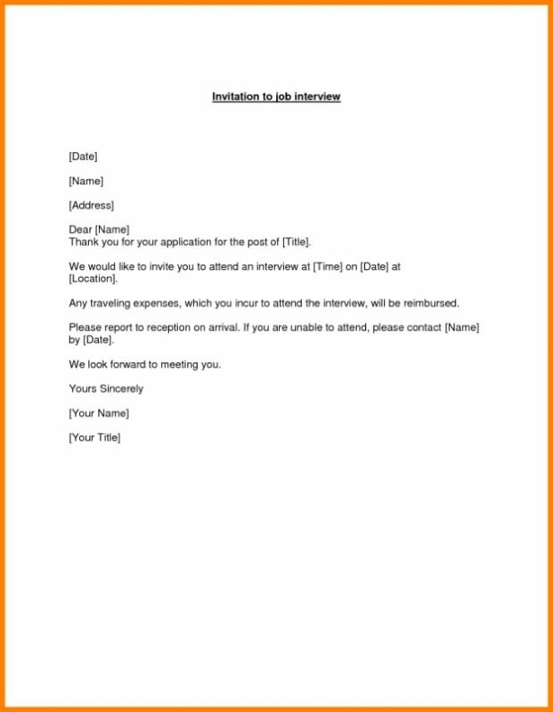 Reply To Interview Invitation Email Sample | Template Business for Business Reply Mail Template