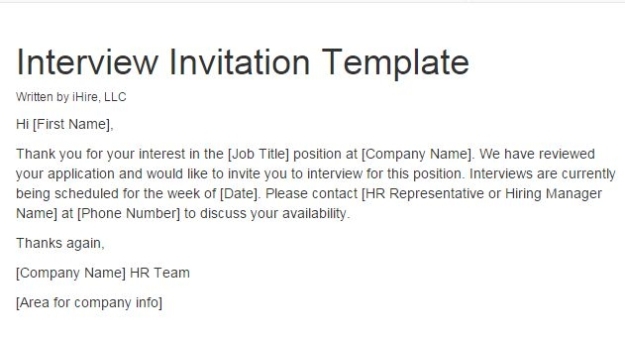 Reply To Interview Invitation Email Sample | Template Business Inside Business Reply Mail Template