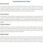 Restaurant Business Plan Template – 17+ Free Pdf, Word Documents Download | Free & Premium Templates For Business Plan For Cafe Free Template