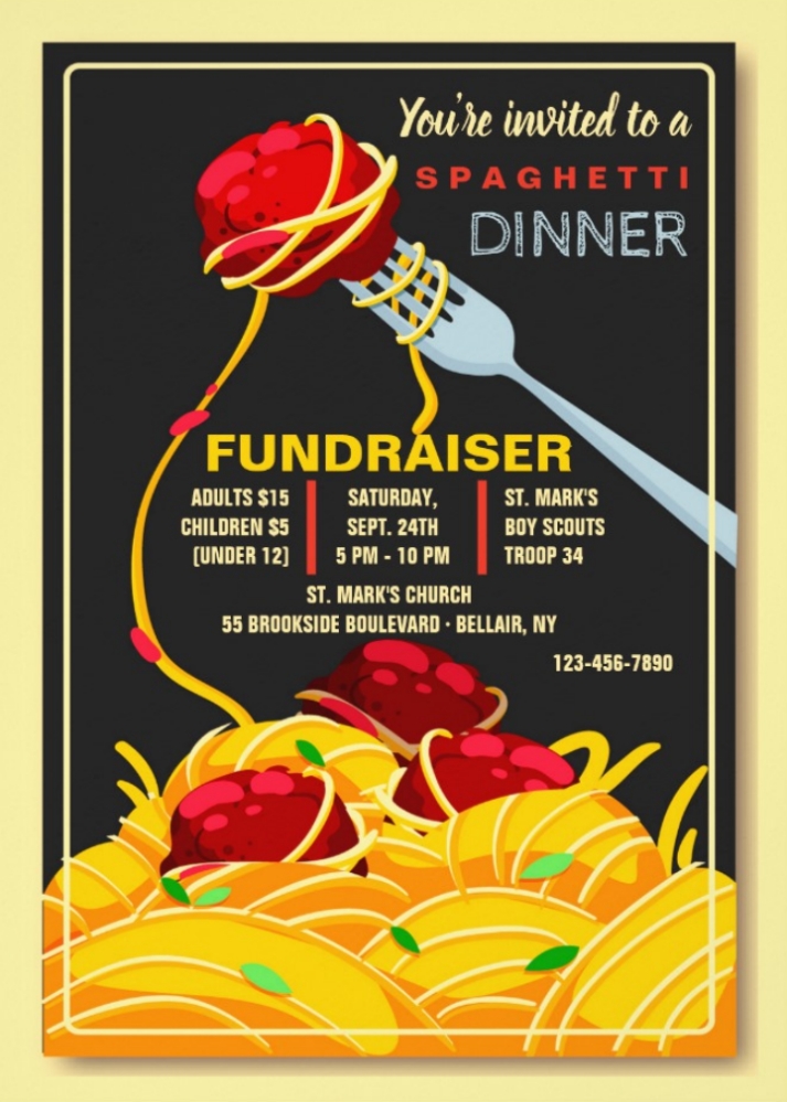 Restaurant Fundraiser Flyer Template For Your Needs intended for Template For Fundraiser Flyer