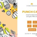Restaurant Punch Card Template – Google Docs, Illustrator, Word, Apple Pages, Psd, Pdf Inside Frequent Diner Card Template