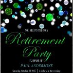 Retirement Party Invitation – Sample Templates Pertaining To Free Retirement Flyer Templates
