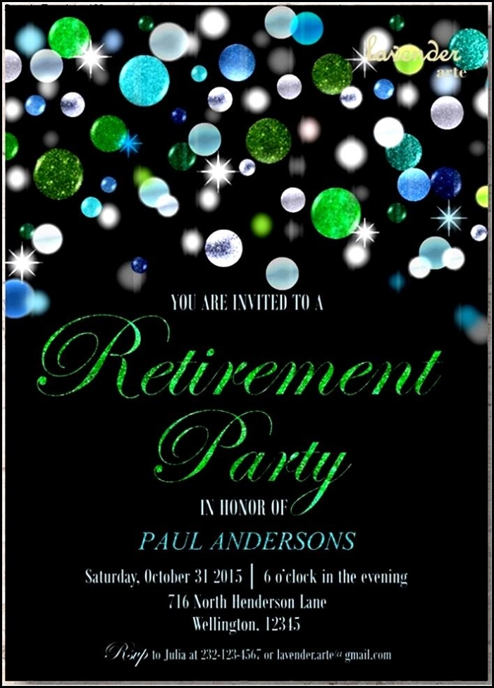 Retirement Party Invitation – Sample Templates Pertaining To Free Retirement Flyer Templates