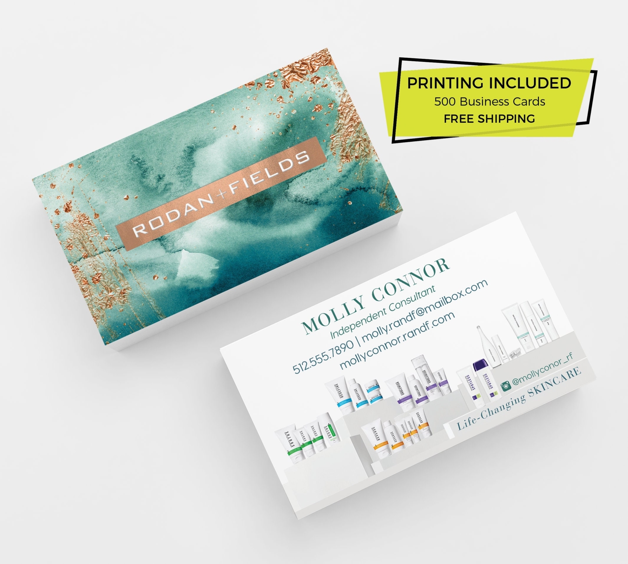 Rodan And Fields Business Card Template With Rodan And Fields Business Card Template