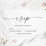 Rsvp Card Template. Wedding Rsvp Cards. Rsvp Postcard. Wedding | Etsy With Regard To Template For Rsvp Cards For Wedding