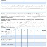 Sample Evaluation Form | Evaluation Form Template With Business Process Evaluation Template