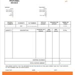 Sample Proforma Invoice In Word * Invoice Template Ideas pertaining to Sample Invoice Template Uk