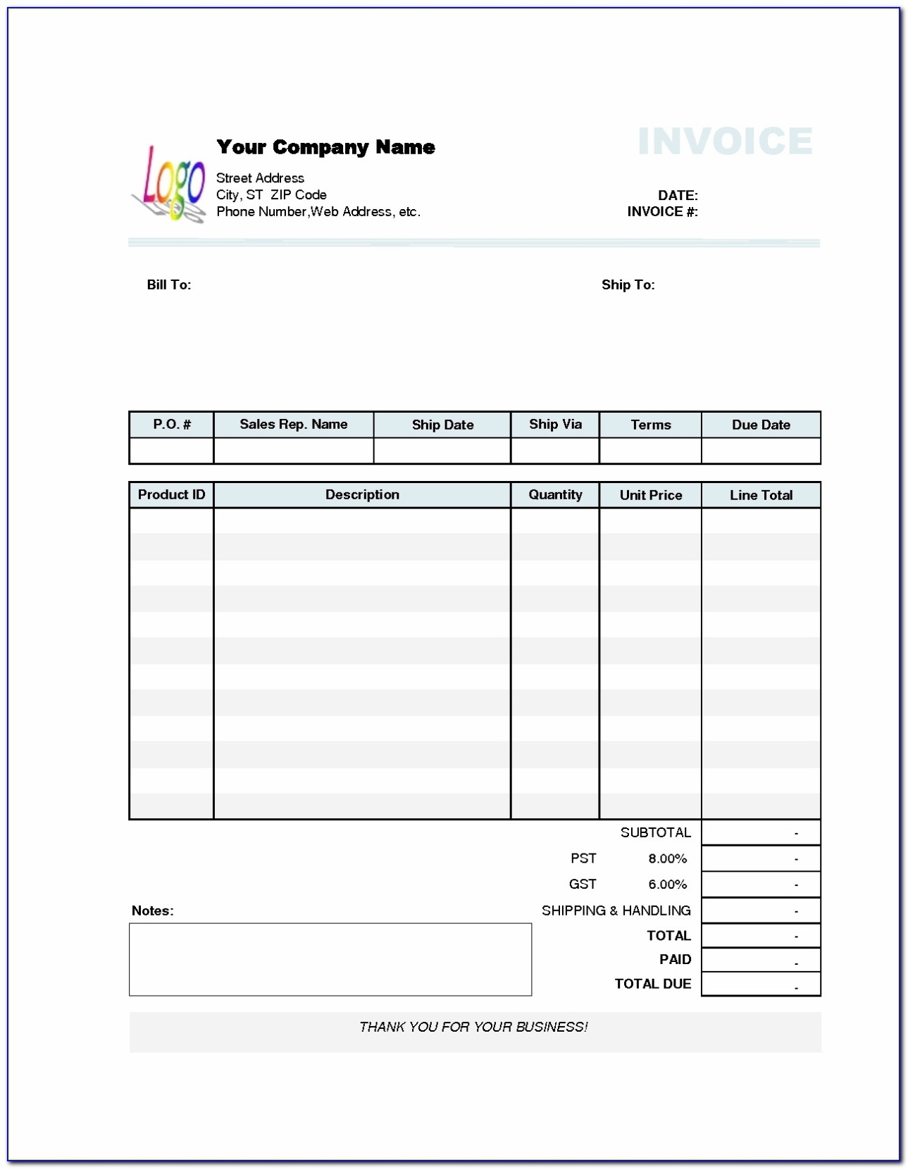 Sample Quickbooks Invoice Template Ideas Excel Simple Free Quickbooks Invoice Templates – Form For Quickbooks Invoice Template Excel