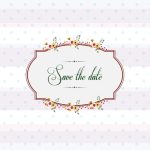Save The Date Background Vector | Premium Download Regarding Save The Date Powerpoint Template