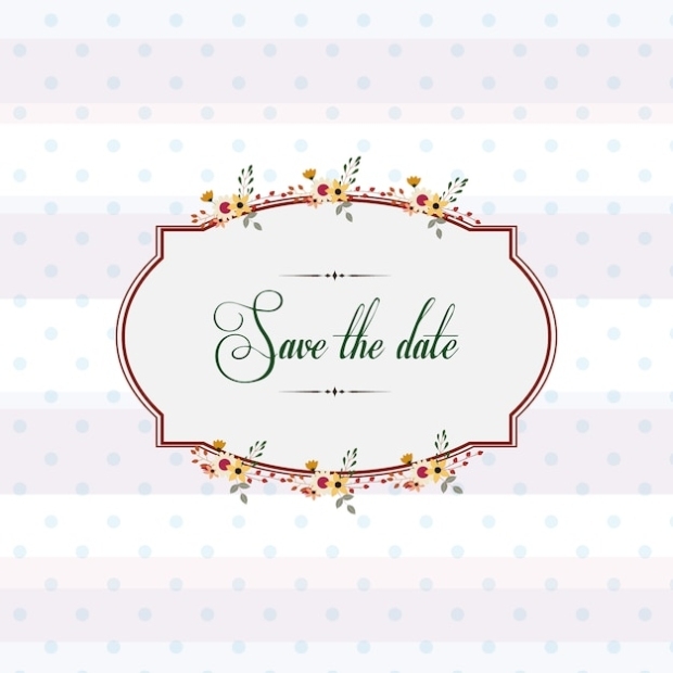 Save The Date Background Vector | Premium Download Regarding Save The Date Powerpoint Template