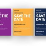 Save The Date Bundle  Business Flyer Vol 01 (385156) | Flyers | Design Bundles Pertaining To Save The Date Business Event Templates