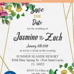 Save The Date Invitation Templates – Editable With Ms Word | Drevio Inside Save The Date Templates Word