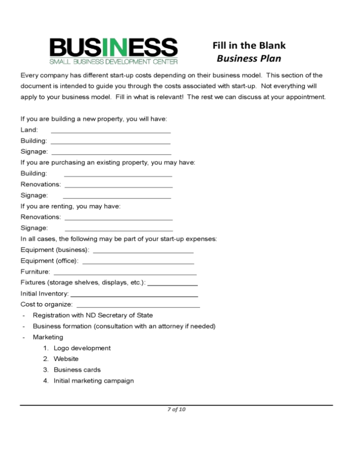 Sba Business Plan Template Pdf Pertaining To Business Plan Template Reviews