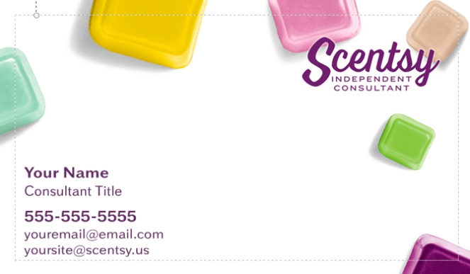 Scentsy Business Cards | Join Team & Get Professional Marketing Material In Scentsy Business Card Template