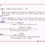 Scriptwriting In The Uk: Screenwriting Bullet #13: Format Throughout Shooting Script Template Word