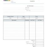 Self Billing Invoice Regarding Invoice For Work Done Template