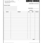 Service Invoice Template – Download Free Documents For Pdf, Word And Excel In Work Invoice Template Free Download
