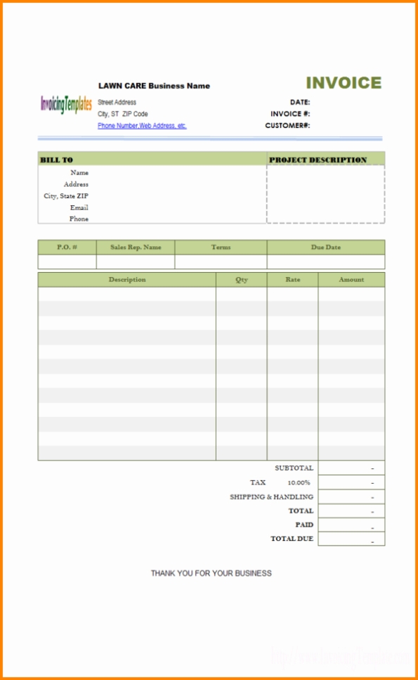 Service Invoice Template Quickbooks 4 Itemized Bill Template Intended For Invoice Template Intended For Quickbooks Invoice Templates Free Download