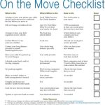 Simple Moving Checklist Template Excel Pertaining To Moving Company Business Plan Template