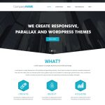 Simple Parallax Website Template Free Psd – Download Psd Pertaining To Free Psd Website Templates For Business