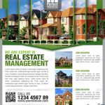 Simple Real Estate Flyer Vol.01 By Kitcreativestudio | Graphicriver Throughout Rental Property Flyer Template