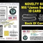 Sis Mi6 James Bond Neuheit Ausweis / Karte Prop Realistische | Etsy pertaining to Mi6 Id Card Template