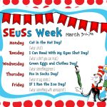 Smithville Elementary Library: Happy Birthday, Dr. Seuss With Dr Seuss Flyer Template