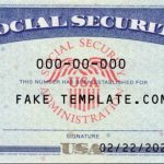 Social Security Card Template Psd Free Download : Social Security Card intended for Ssn Card Template