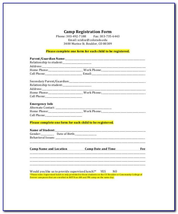Spi Fitness Utica Speed Camp Registration Form Simple Baseball Inside Camp Registration Form Template Word