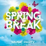 Spring Break Psd Flyer Templates – Creativeflyers Inside Free Spring Flyer Templates