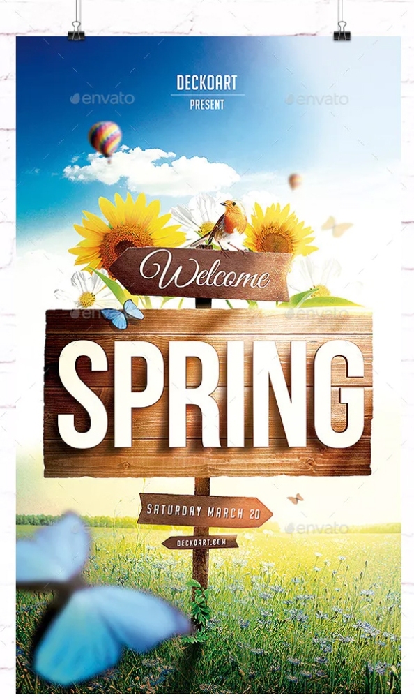Spring Flyer Templates – Free & Premium Psd, Ai, Eps, Vector Formats Within Free Spring Flyer Templates