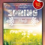Spring Party 2016 – Free Psd Flyer Template [ Download ] | Free Flyer Template | Lapind Intended For Spring Event Flyer Template