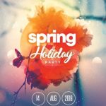 Spring Party Free Flyer Template - Free Flyer - Freepsdflyer throughout Free Spring Flyer Templates