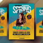Spring Party Psd Flyer Template – Download Psd Regarding Template For Making A Flyer