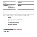 Staff Meeting Agenda In Word | Templates At Allbusinesstemplates Throughout Event Agenda Template Word