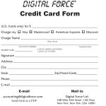 Stanley Drucker – Digital Force Ltd. Throughout Credit Card On File Form Templates