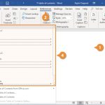 Table Of Contents In Word | Customguide Inside Word 2013 Table Of Contents Template
