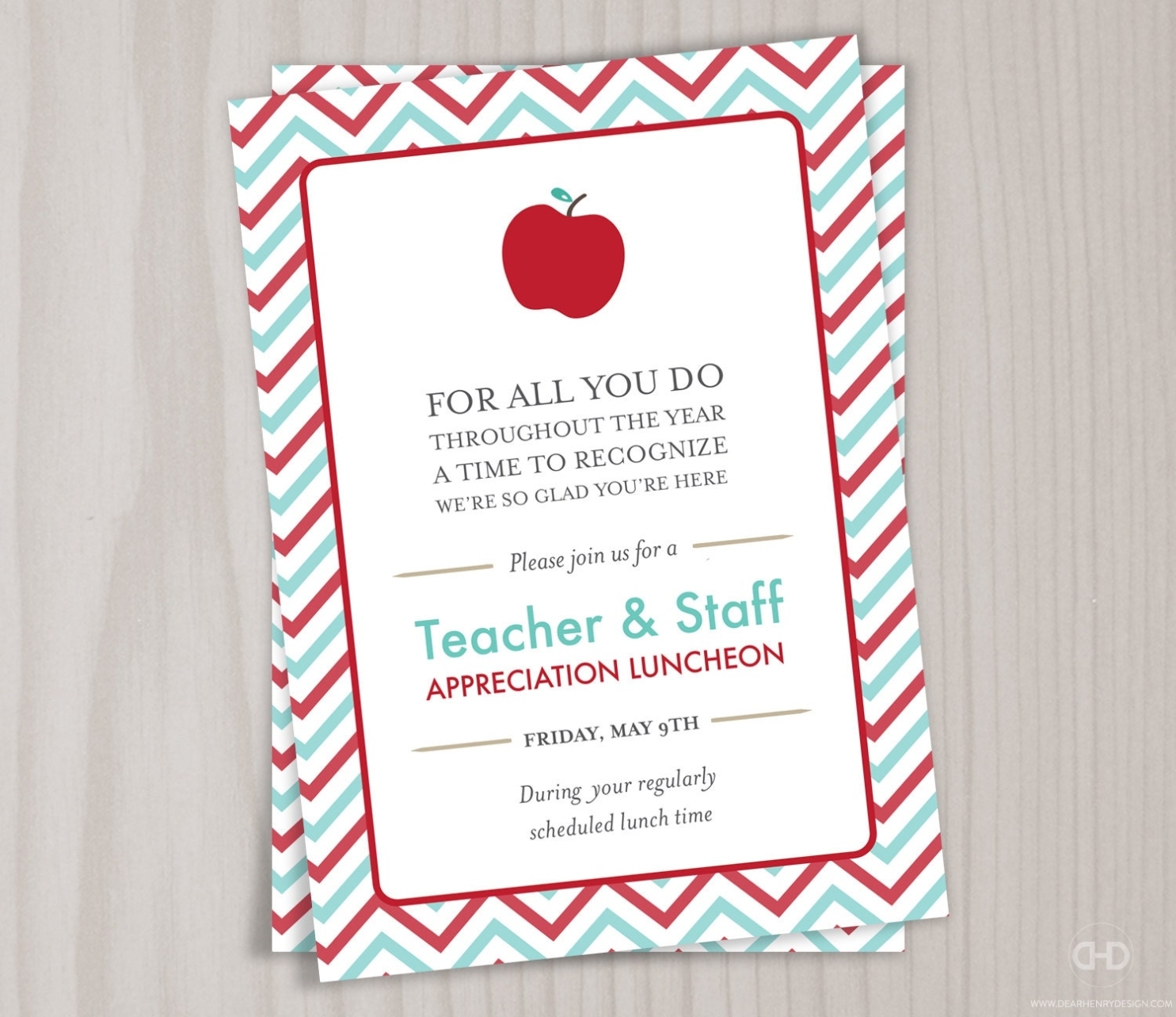 Teacher Appreciation Invitation Printable Teacher Thank You Pertaining To Thank You Card For Teacher Template