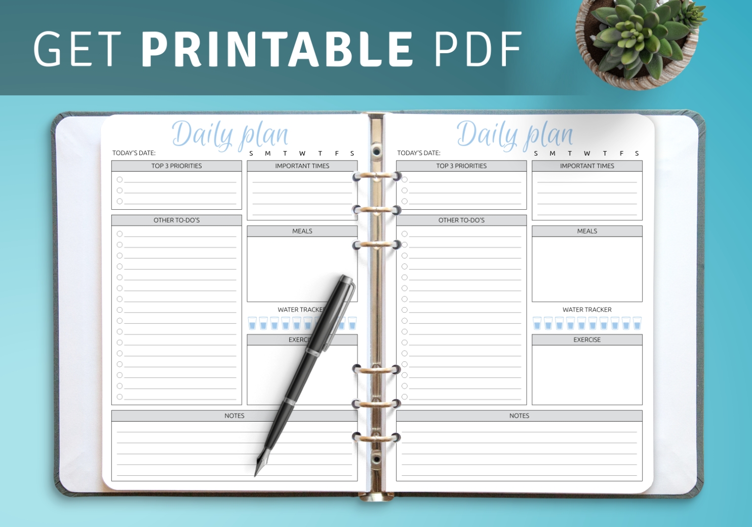 Teacher Daily Planner – Pdf Templates Within Teacher Plan Book Template Word