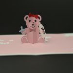 Teddy Bear Pop Up Card Template For Printable Pop Up Card Templates Free